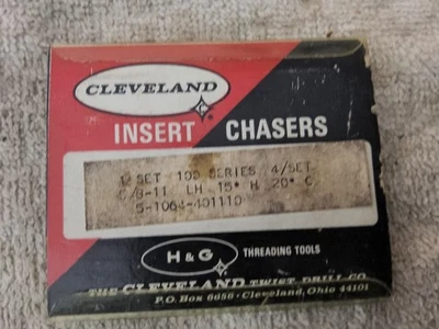 Cazadores de insertos de rosca serie 100 H&G/Cleveland mano izquierda 5/8-11 Foto 1 de 2