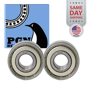 (2) 6201-ZZ Premium Metal Shield Ball Bearing C3 EMQ, 12x32x10, 6201 ZZ 6201z - Picture 1 of 11