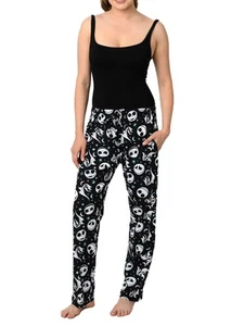 Womens Disney Nightmare Before Christmas Pajama Pants Lounge Jack Skellington - Picture 1 of 9
