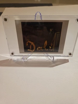 Salvador Dalí ART 24KT Oro Firma Tarjeta RARA COLECCIONABLE 1995 Foto 1 de 3