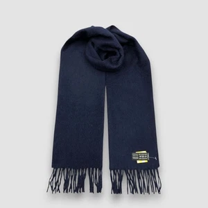 Vintage Volvo Cashmere Scarf Classic Fringe Warmer Winter Neckwear Scarves - Picture 1 of 4