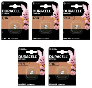 5x Duracell 1/3N 3V Lithium Batteries DL1/3N CR1/3N CR1-3N 2L76 best before 2030 - Picture 1 of 3