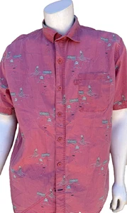 Izod Saltwater Relaxed Fit Herren Classic Beach Kurzarm Hemd Gr. XL - Bild 1 von 9