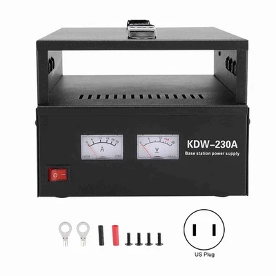 US Plug 110V KDW‑230A Streamlined Fully Sealed Car Radio Power Supply For GM950 - Bild 1 von 4