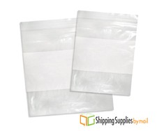 White Block Bags 2 Mil Reclosable Bag 13" X 18" Baggies - 10000 Pieces