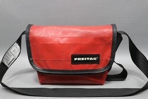 FREITAG F41 HAWAII FIVE-O Messenger Red Used Pvc Cycling Crossbody bag Sz Small - Picture 1 of 20