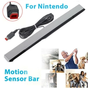 Wired Remote Motion Sensor Bar IR Infrared Ray Inductor for Nintendo Wii / Wii U - Picture 1 of 11