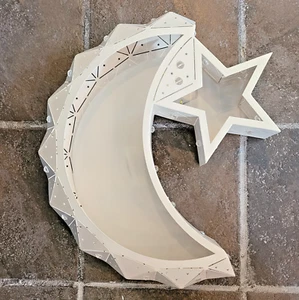 LightInTheBox Moon & Star Modern LED Flush Mount Ceiling Light - Picture 1 of 3