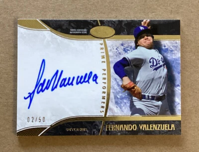 Fernando Valenzuela AUTOGRAPH S/N 02/50!  2016 Topps Tier One  On Card Auto - Image 1 of 3