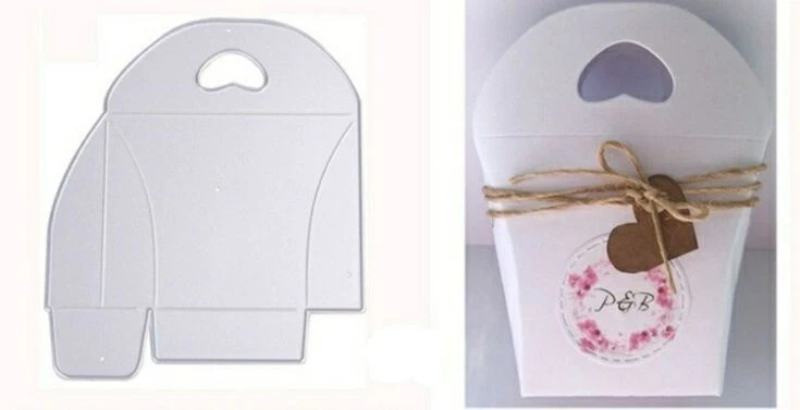 Stanzschablone Für Sizzix Bigshot Dies Verpackung Box Tasche Up Tasche Schachtel - Bild 1 von 4