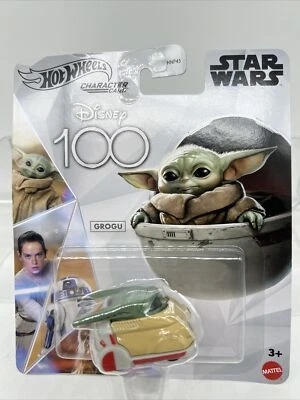 Hot Wheels Disney 100 Years Star Wars Grogu Character Car 2023 COMBINE SHIP! - Image 1 of 2