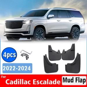Mud Flaps Splash Guards Fender For Cadillac Escalade 22-25 4Pcs Side Mud Guards - Picture 1 of 11