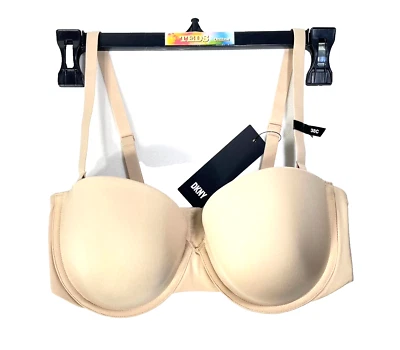 Nuevo con etiquetas Sujetador con aros DKNY 38C Smooth Essentials para mujer DK7749 Foto 1 de 4