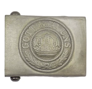 249 WW1 GERMAN IMPERIAL ARMY BELT BUCKLE PRUSSIAN CROWN - Picture 1 of 6