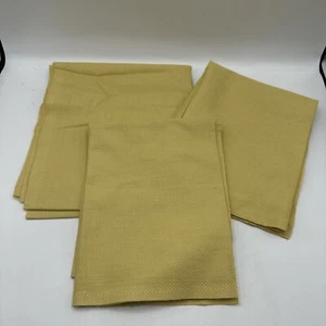 Aida Cloth Cross Stitch Fabric Mustard Yellow Various Sizes 3 Pieces - Picture 1 of 7