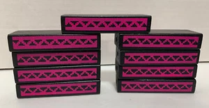 lot 9 donkey kong jenga replacement parts pieces blocks black pink Game Crafts - Picture 1 of 6