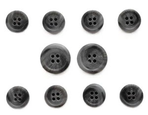 Hart Schaffner Marx Horn Suit Buttons Gray Men's S2F Men's - Picture 1 of 1