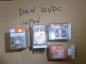 Relé de alimentación D4N 12VDC / D4-N Rele Italiana 4C 12V DC 14 pines - Imagen 1 de 2