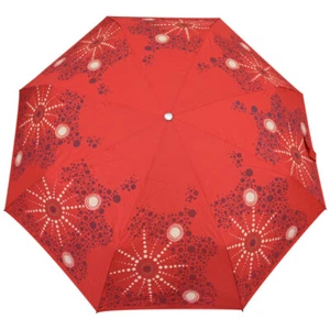 Warrina Australian Authentic Aboriginal Art Designer Umbrella Seven Sisters Red - Picture 1 of 4