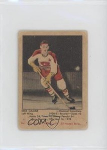 1951-52 Parkhurst Dick Gamble #16 Rookie RC