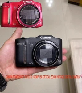 Cámara digital vintage Canon PowerShot SX160 IS 16,0 MP 16x zoom óptico - Imagen 1 de 21