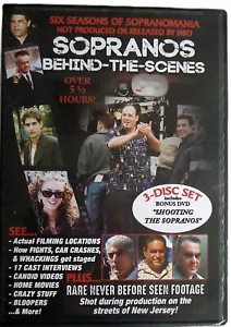 Sopranos Behind-The-Scenes, Vol. 1 & 2 (DVD, 2016, 3-Disc Set) James Gandolfini - Foto 1 di 4