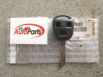 07 - 15 TOYOTA FJ CRUISER UNCUT KEY REMOTE TRANSMITTER HOUSING SHELL CASE NEW - Image 1 of 3