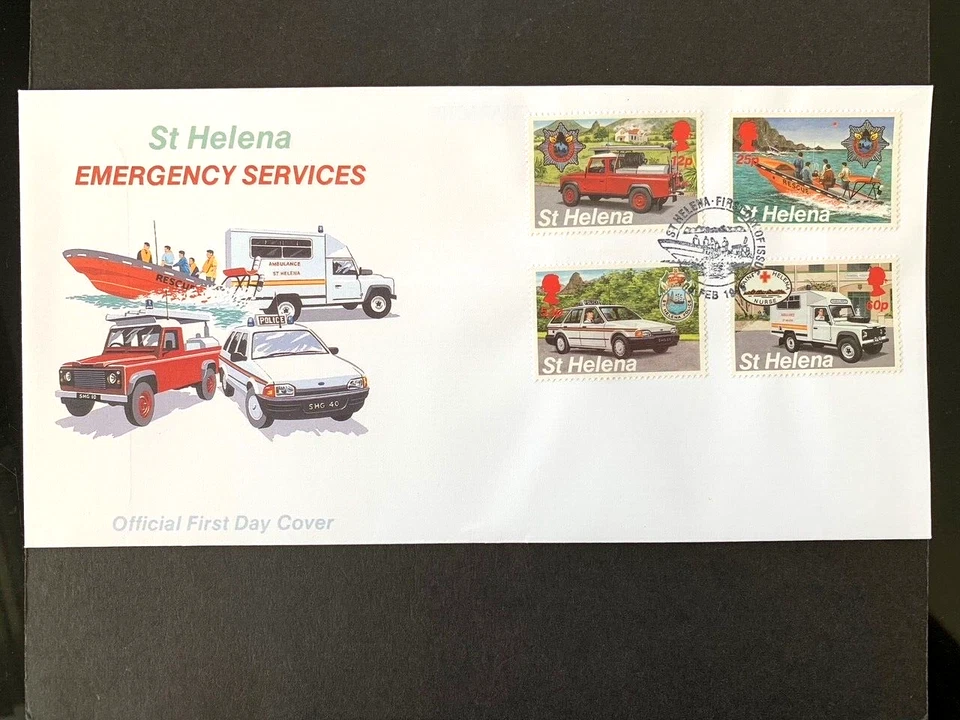 ST HELENA 1995 EMERGENCY SERVICES 4v FIRST DAY COVER SG681/684 - Image 1 of 1