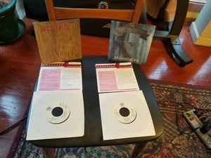 2 BON JOVI 7" Pic Sleeve Singles Holland Import Bad Medicine Born to Be My Baby - Imagen 1 de 4