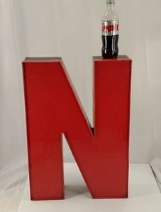 New Rustic Metal Letter N Light Marquee: Sign Wall Decoration 24" Vintage READ!! - Picture 1 of 12