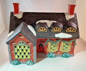 De colección The Original Snow Village "Stonehearst House" Department 56 1988 pintado a mano - Imagen 1 de 13