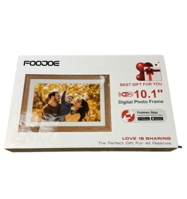 10.1" Digital Photo Touch Screen Picture Video Frame 16GB App - Image 1 of 4