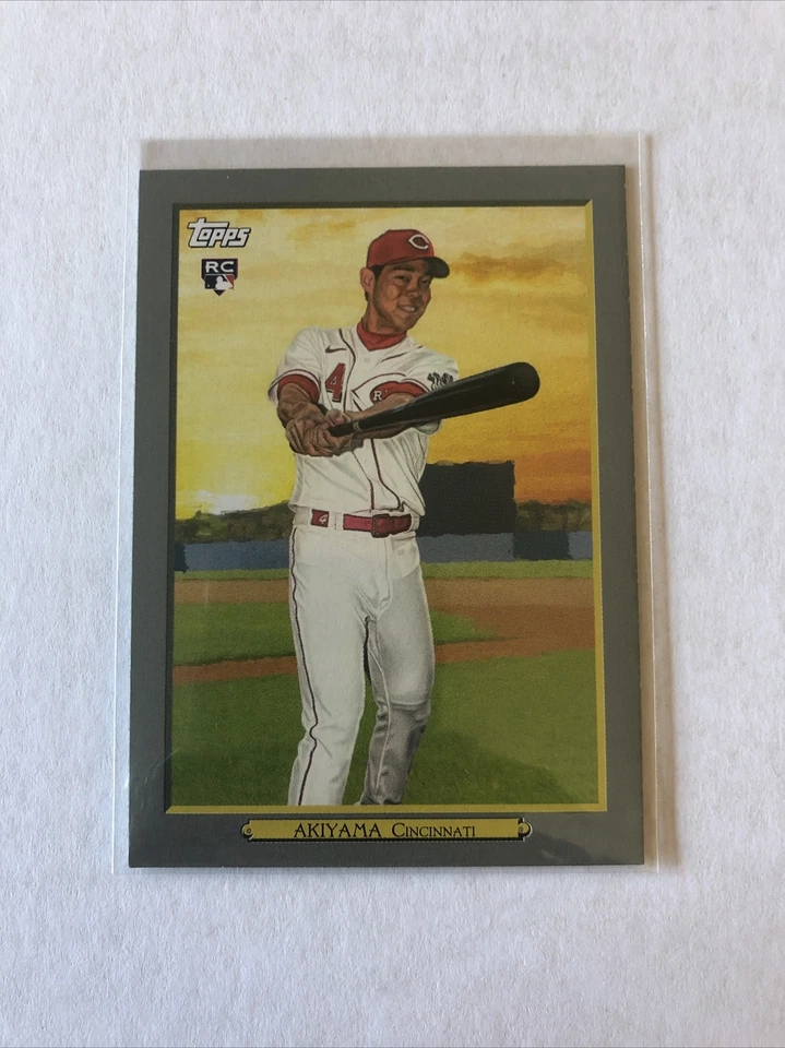2020 TOPPS UPDATE SHOGO AKIYAMA CINCINNATI REDS TURKEY RED ROOKIE CARD TR-14 - Image 1 of 2