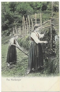 Vintage Postcard "Fra Hardanger" - Imagen 1 de 2