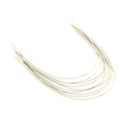 J&J Ortho™ Orthodontic Archwire Ovoid / Natural Stainless Steel / NiTi (10/pk)