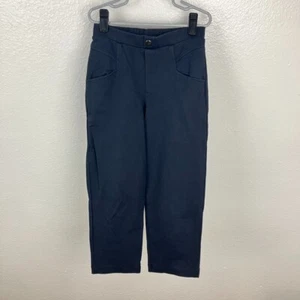 Zara Soft Trouser Pants Kids 8 Blue Elastic Waist School Preppy - Picture 1 of 6