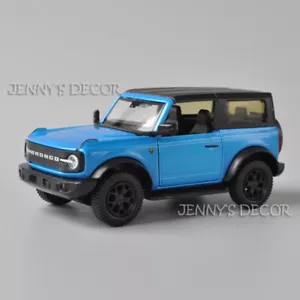 1:36 Druckguss Modell Auto Spielzeug Ford Bronco Hartdach zurückziehbar Miniatur Replik - Bild 1 von 10
