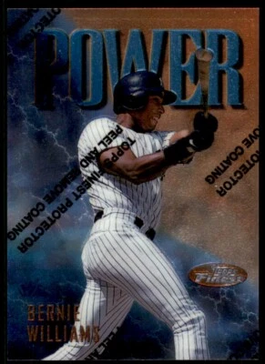 1997 Finest #45 Bernie Williams New York Yankees - Image 1 of 2