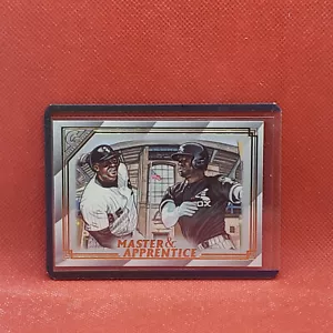 2020 Topps Gallery Master and Apprentice #MA6 Luis Robert/Frank Thomas - Picture 1 of 2