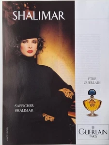 GUERLAIN Vintage Print Ad !! " SHALIMAR Perfume " - Picture 1 of 1