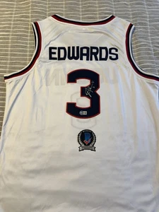 Aaliyah Edwards Signed Jersey BECKETT AUTHENTIC AUTO UConn Huskies Mystics WNBA - Picture 1 of 3