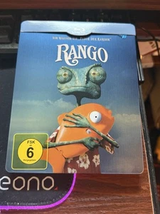 RANGO - GERMAN IMPORT BLU RAY STEELBOOK - ENGLISH AUDIO: - Picture 1 of 3