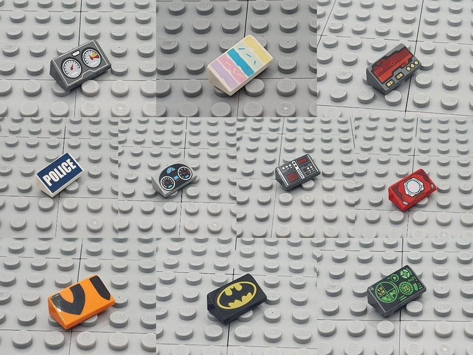 LEGO® 1x Stein 1x2 bedruckt Brick Basic - 85984 - versch. Typen - Bild 1 von 1