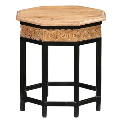 Table D'Appoint Boho Table De Nuit Pouf Pouf À Fleurs Pouf À Plantes Table Basse - Photo 1/4