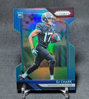 DJ Chark Light Blue Holo Die Cut /199 Rookie RC 2018 Prizm Card #223 Jaguars - Image 1 of 2