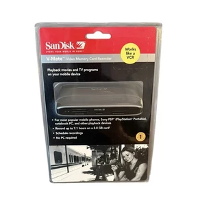Grabadora visora de tarjetas de memoria de video SanDisk V-Mate (SDVM1-A-A30) - Imagen 1 de 3