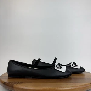 Neu Reaction Kenneth Cole Myra schwarze Damen-Ballerinas aus Kunstleder Größe 9,5 M - Bild 1 von 8