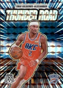 2024-25 Panini Mosaic Shai Gilgeous-Alexander Thunder Road Silver Mosaic #7 - Bild 1 von 2