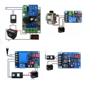 12-24V Battery Charging Control Boards Power Supply Switch Modules Components - Afbeelding 1 van 31