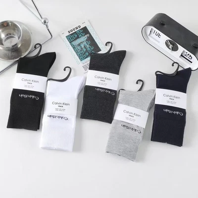 10 Pairs x Calvin Klein Crew Socks for Men, Premium Quality, Finest Soft Cotton - Image 1 of 2